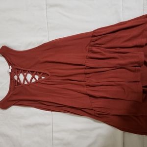 Medium Brick Colored Tank Top